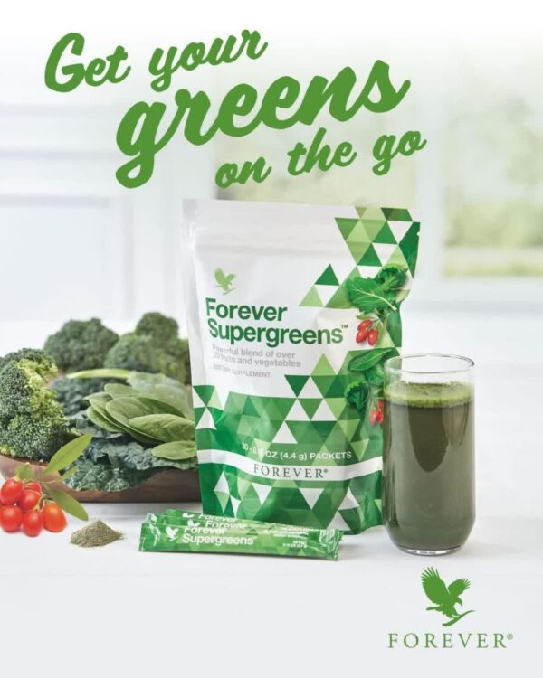 فوراور سوپر گرینز (پودر سبزیجات فوراور) | Forever Supergreens - Image 2